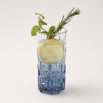 La Mesa Glass Tumbler Set 4Pcs 320Ml, Blue image number 2
