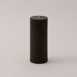 Homez soya wax simple candle, brown 7*7*15cm