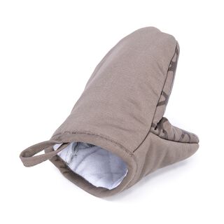 Alberto® Oven Mitt Cotton Isolated W/ Silicone Heat Resistant Pattern