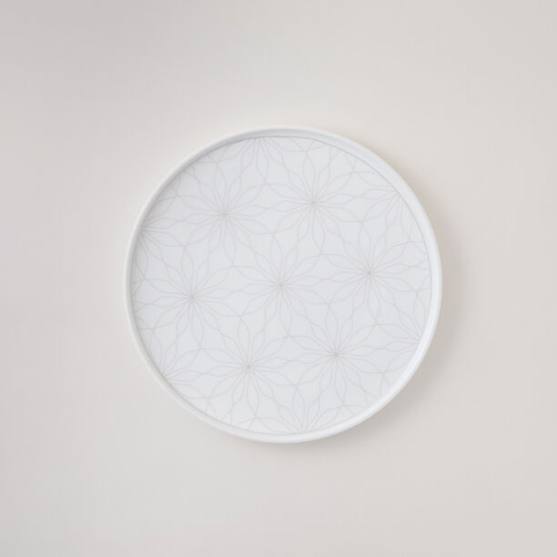 La Mesa 18pcs white porcelain dinner set with gold decal image number 2