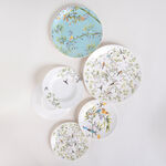 La Mesa white/green bone porcelain 16 pc dinner set image number 0