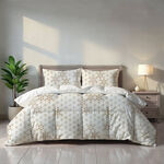 كوتاج طقم لحاف 6 قطع بتصميم هندسي كينج 220*240سم image number 0