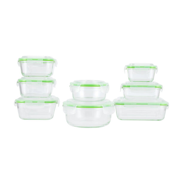 16 Pcs Glass Container Set image number 0