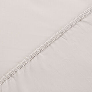 Boutique Blanche Fitted Sheet 100% Cotton Queen 200TC Percale Grey 160*200Cm