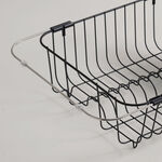 Alberto stainless steel dish rack, black 39.4*32.1*14cm image number 1
