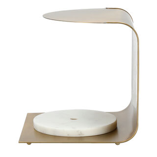 La Mesa Cake Stand With White Marble
