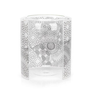 Abundance Rectangular Vase Glass And Acrylic