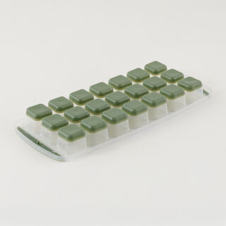Alberto Green Plastic Ice Cube Tray 11.7*29.6*2.7 Cm