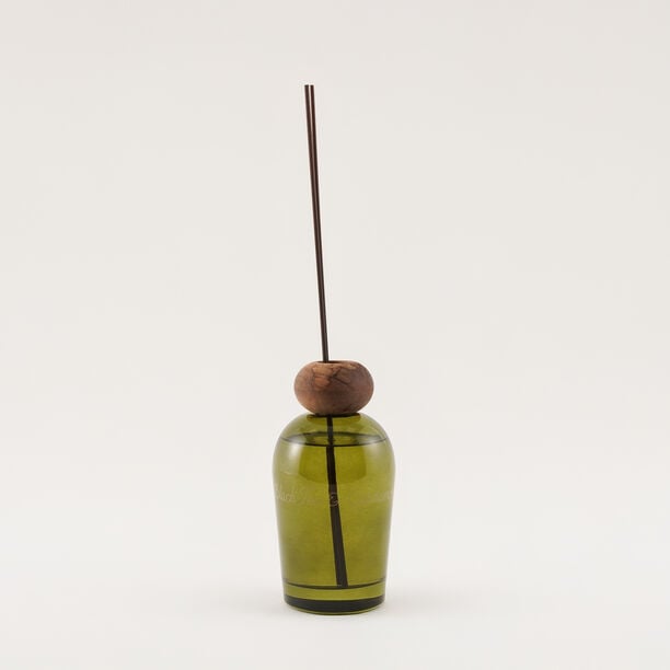 هومز موزع عطور زجاج مع أعواد، رائحة الشاي الأسود والهيل 220 مل image number 1