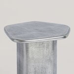 Homez Metal Side Table, Silver 48*46*52 Cm image number 1