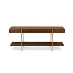 هومز دافنشي كونسول إم دي إف، بني 150*50*75 سم image number 2