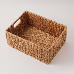 Homez Rectangular Rattan Storage Basket 36*27*15 Cm image number 0