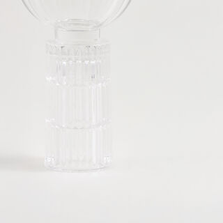 هومز مبخرة عود مضلعة زجاج 10*10*15.7سم