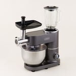 البرتو خلاط وعجان بلاستيك رمادي 6 لتر 1.5 لتر 1000 واط image number 0