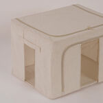 هومز منظم ملابس متوسط بوليستر، بيج 52*42*42 سم image number 1