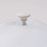 La Mesa Porcelain Serving Plate with Glass Lid 25*25*3 cm image number 1