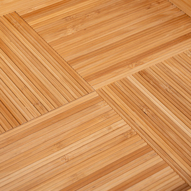 Dallaty natural bamboo serving tray 37.8*37.8*5 cm image number 5