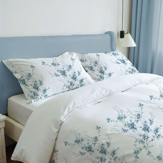 كوتاج طقم لحاف 4 قطع بتصميم زهور ريفية سنجل 160*240سم