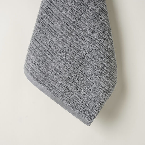 Boutique Blanche jacquard cotton hand towel, blue, 100*50cm image number 2