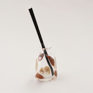 هومز موزع عطور زجاج مع أعواد، رائحة العود المعدني 400 مل