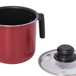 Milk Pot With Glass Lid Red image number 2
