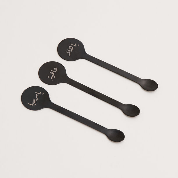 دلتي طقم ملاعق شاي معدن 6 قطع image number 1