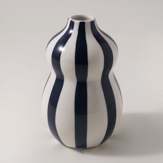 Homez Ceramic Blue And White Vase 11.7*11.7*18.2Cm