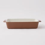 Alberto ceramic baking pan with metal grid 2000ml 32*19.7*6cm, brown image number 1
