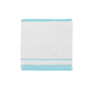 Cottage Face Towel Indian Cotton 33x33 White