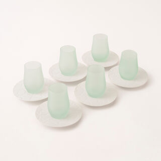 Safa'a white porcelain 12 tea set cup