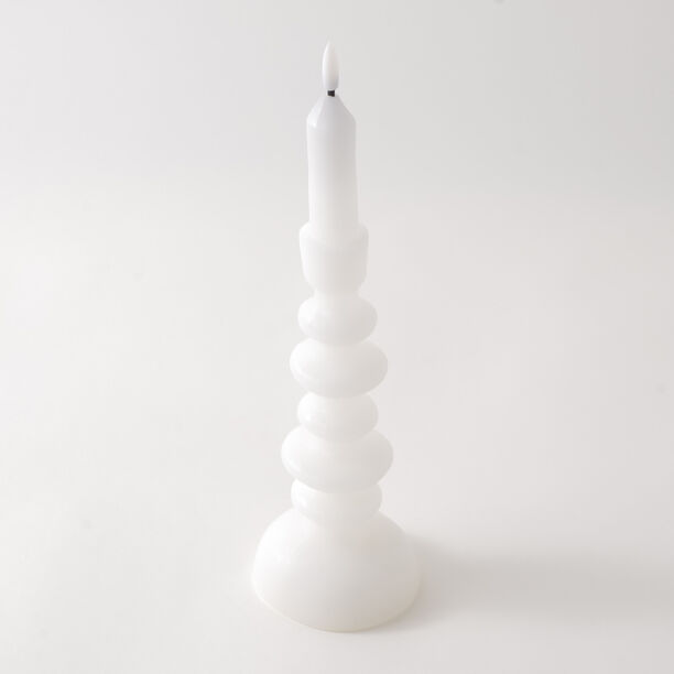 Homez Forming Candle 9.5*32Cm Soy Wax, White image number 1