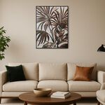 Homez wall art framed plants canvas 90*120cm image number 0
