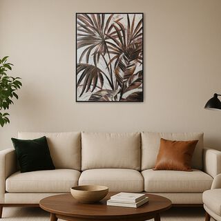 Homez wall art framed plants canvas 90*120cm