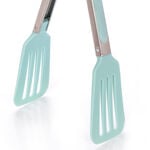 Alberto Silicone Food Tong With Steel Handle L:23Cm Blue image number 3