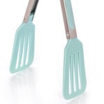 Alberto Silicone Food Tong With Steel Handle L:23Cm Blue  image number 3