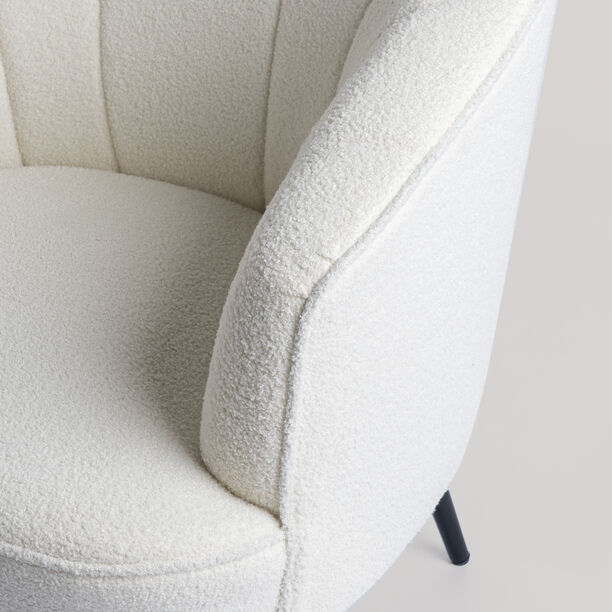 Cottage accent chair white 68*71*81cm image number 3