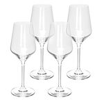 4 Pcs Set Stem Juice Clear Glass image number 0