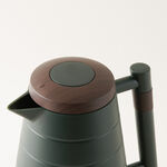 دلتي دلة بلاستيك مع خشب، أخضر غامق 1 لتر image number 2