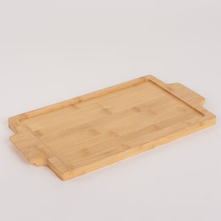 La Mesa Oven/Serving Rectangle Plate With Bamboo