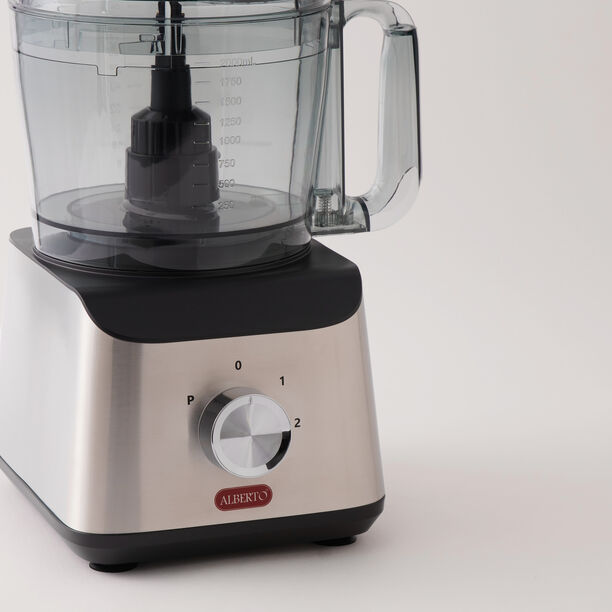 البرتو محضرة طعام ستانلس ستيل 2.5 لتر 800 واط image number 2