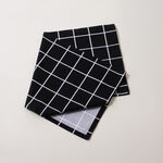 Alberto 100% Cotton Kitchen Set Of 4Pcs, Black image number 4