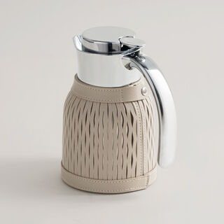 Dallaty Leather Vacuum Flask 0.8L, White