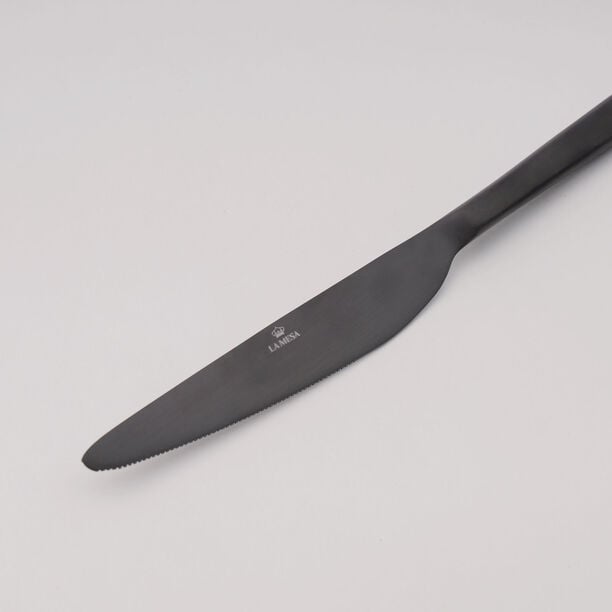 لاميسا طقم ملاعق مائدة بنقشة ليزر، أسود، 16 قطعة image number 4