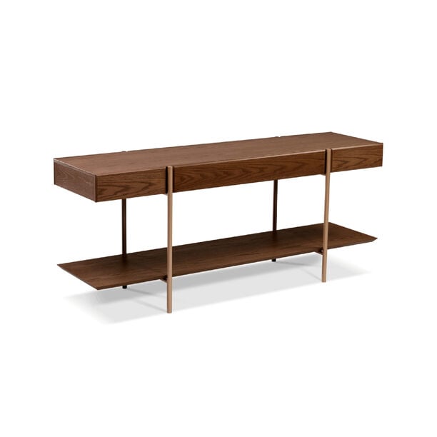 Homez da vinci console, walnut 150*50*75 cm image number 0