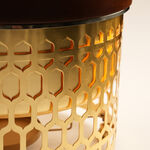 La Mesa Stainless Steel Food Warmer 5L With Wooden Lid, Gold image number 2