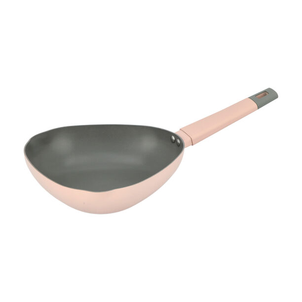 Alberto Non Stick Fry Pan With Pouring Lip Pink Color image number 0