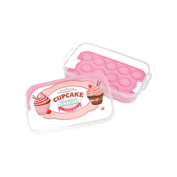 Plastic Cupcake Holder Vintage Design image number 1