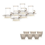 AlKhaiyl 18 Pieces Arabic Tea and Coffee Set image number 0