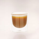 Rio porcelain 6pcs double glass coffee set image number 2
