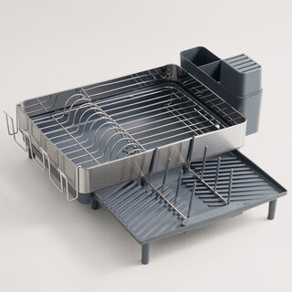 Alberto expandable dish rack stainless steel 50.5*48.6*22cm